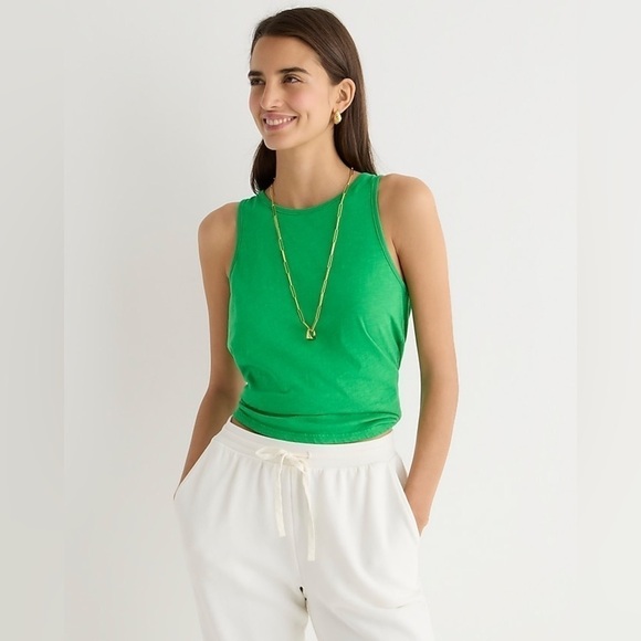 J. Crew Tops - J Crew Vintage cotton knot-back tank top
Item BP076
